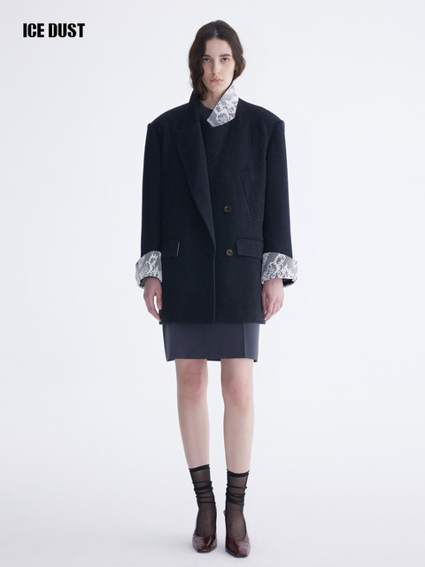 ICEDUST 25 Spring and Autumn Series Side Zipper Straight Stitch Basic Casual Skirt Short Skirt Women