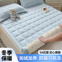 Winter Warm Milk Velvet Mattress 1.5m Household Bedroom Mattress Pad Baby Velvet Thickened Bed Sheet Blanket for Bed