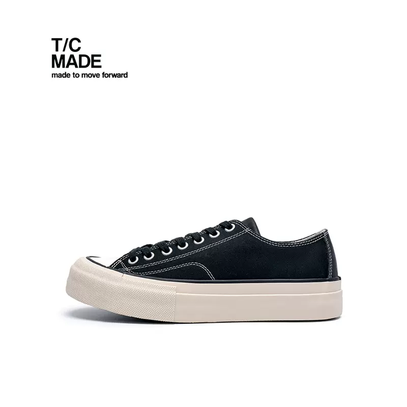 tcmade 002b 2023s/s 硫化高密度帆布拼色低幫鞋男女同款-Taobao