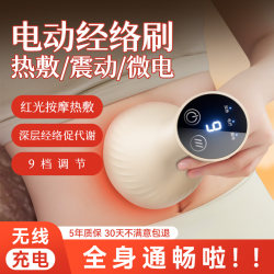 Electric Meridian Brush for Full-Body Massage, Suitable for Shoulder and Neck, Muscle Relaxation, Leg Scraping, Gua Sha Tool, Abdominal and Back Massage Device