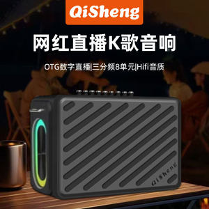 
Qisheng square dance audio outdoor karaoke musical instrument new mobile high-power sound card multi-function all-in-one speaker