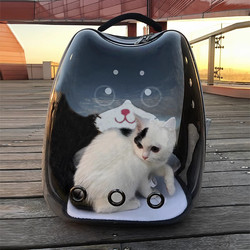 Cat Carrier Transparent Space Capsule Pet Travel Portable Backpack Cat Backpack Cat Cage Panoramic Space Capsule Cat Carrier