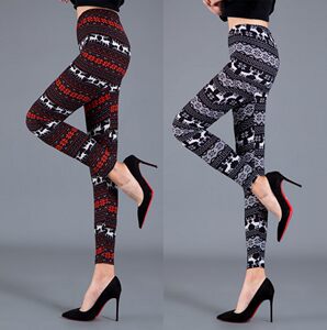 Thin PRINT Slim Bottom Pencil Pants thin printed slim bottom pencil pants
