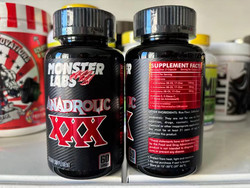 Monster Labs Anadrolic Xxx Hercules Pre-Workout Muscle Building Supplement for Strength, Dimension, Pump, and Endurance