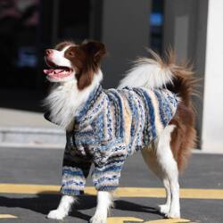 Dog Clothes for Large Dogs, Border Collie, Golden Retriever, Lamb Wool Coat, Dog Autumn and Winter Warm Zipper Pet Winter Clothing