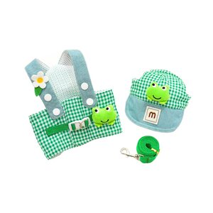 
Frog Spring and Summer Pet Chest Strap Pulls Tie Lift Set Cat Puppy Dog Clothes Outdoor Dog Supplies