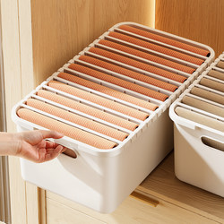 Large Capacity Pants Storage Box, Clothes Organizing Basket, Wardrobe Layering Organizer, Special Plastic Storage Box for Clothes and Underwear