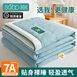 Summer Cooling Quilt, Air Conditioning Quilt, Thin Summer Quilt, Soybean Summer Quilt, Single/Double Quilt Core, Dormitory 2025 New Model, Machine Washable
