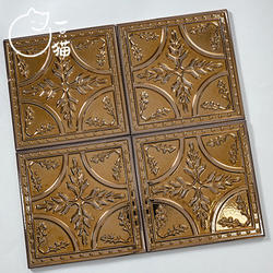 Wall Tiles, Restaurant Metal Glazed Floor Tiles, Luxurious Retro High-End Ceramic Tiles, Bathroom Tiles, Clubhouse Restaurant Tiles, Old Money Style