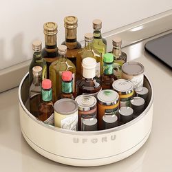 German Quality Rotating Spice Rack Kitchen Countertop Multifunctional Oil, Salt, Sauce, Vinegar Seasoning Storage Box