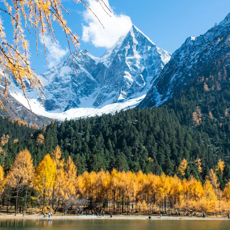 成都至川西3日游四姑娘山纯玩跟团游毕棚沟达古冰川三日游有小团