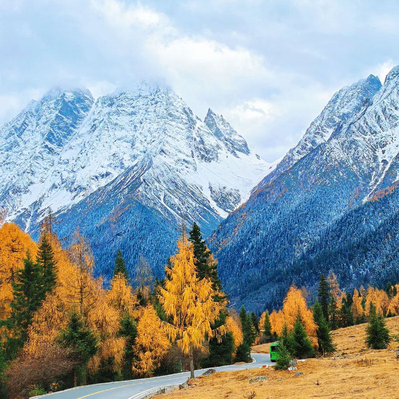 成都至川西3日游四姑娘山纯玩跟团游毕棚沟达古冰川三日游有小团