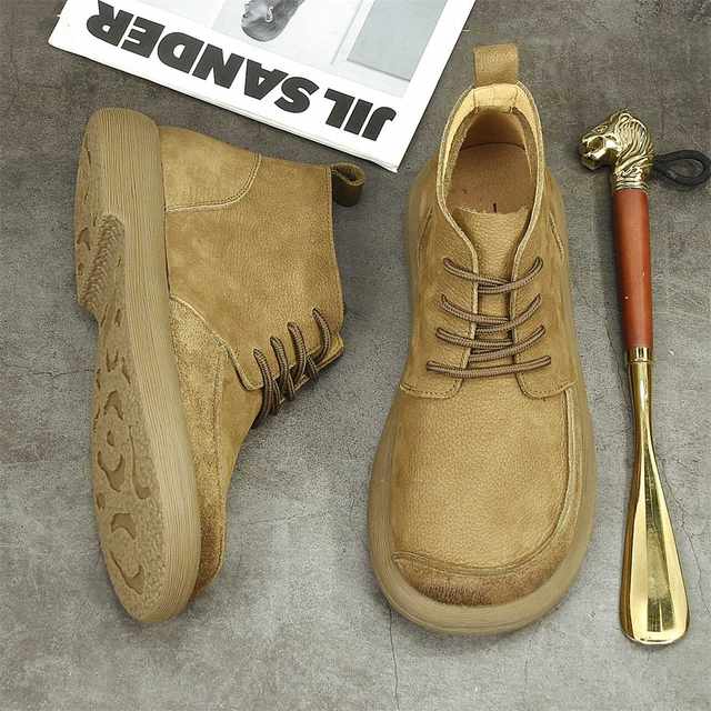 Martin Boots Men's Boots High Top Snow Boots Men's Shoes Autumn and Winter Work Shoes Desert Boots