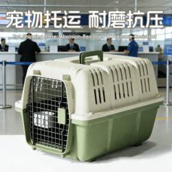 Pet Airline Crate, Air China Standard Dog Transport Box, Cat Cage, Portable Travel Carrier, Car Transport Cage, Cat Supplies