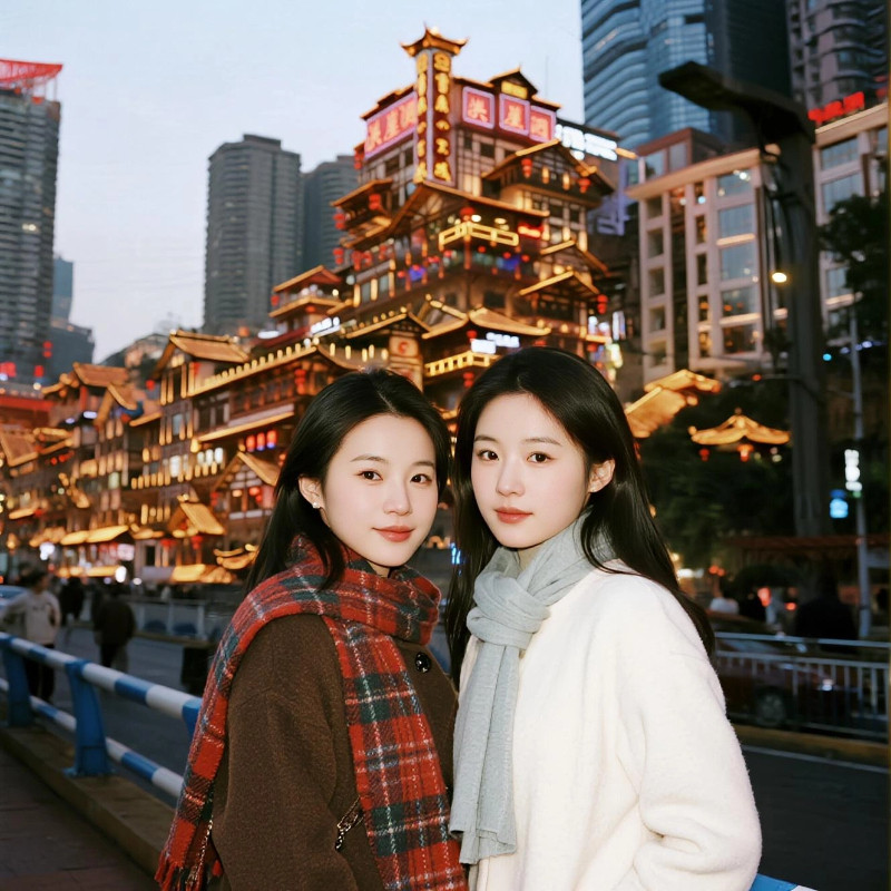 含机票重庆4日3晚独立专车磁器口古镇单轨穿楼观景平台鹅岭二厂