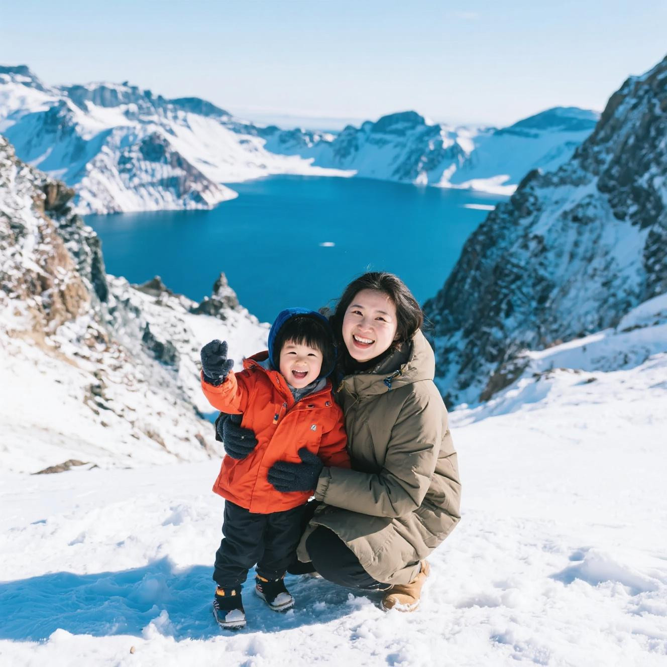 东北赏雪万达度假区+长白山北坡景区含天池+延吉+图们+珲春7日游