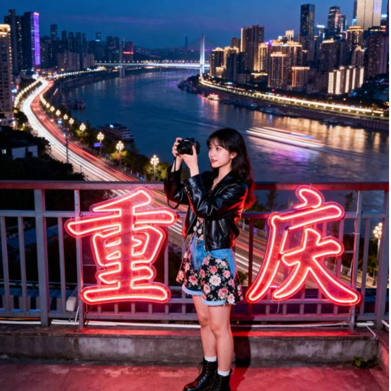 重庆3天2晚专车自由行+住解放碑+动物园长江索道李子坝洪崖洞夜景