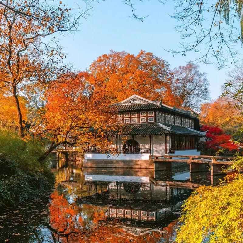 含机票上海苏州乌镇杭州华东三市5天4晚私家团东方明珠拙政园西湖
