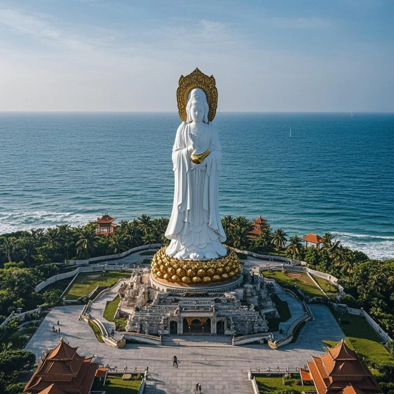 海口三亚6天5晚自由行|海口骑楼老街|亚龙湾南山寺天涯海角鹿回头