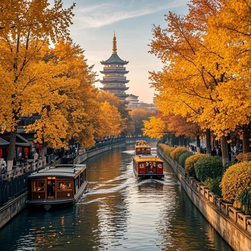 机票南京3天2晚专车自由行住夫子庙四钻酒店古鸡鸣寺明城墙牛首山