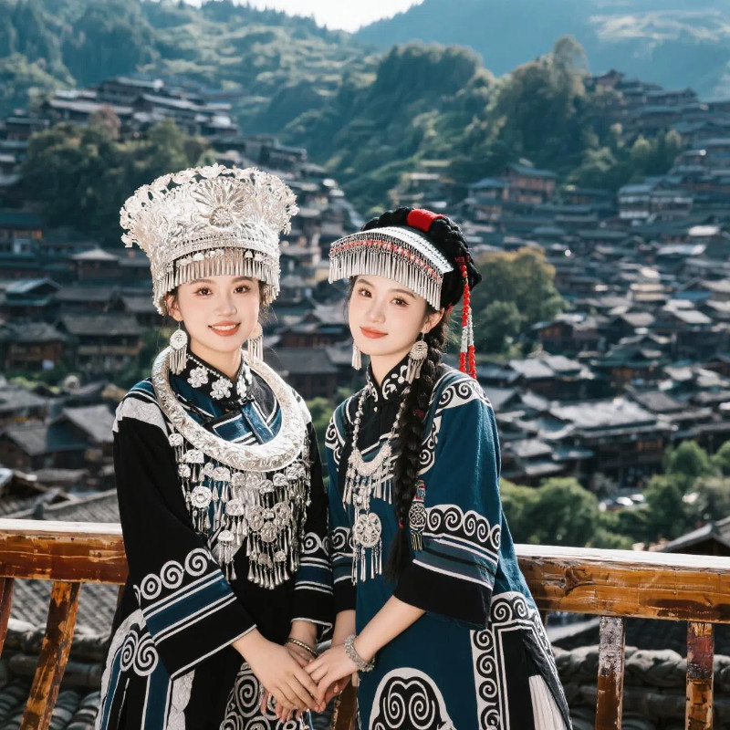 机票贵阳8天7晚含门票酒店专车黄果树瀑布荔波小七孔西江千户苗寨