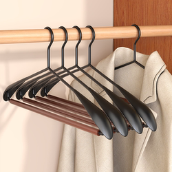 Organizing Experts Recommend Beech Wood Hangers for Home Use, Non-Slip, Traceless Clothes Hangers, High-End Adult Clothes Hangers for Drying Clothes