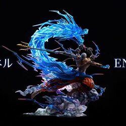 In Stock One Piece Thor Enel One Piece Figure Statue Model Luffy Gk Ornament Boyfriend Gift