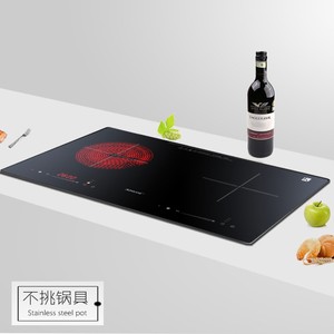 
Omicon embedded electric ceramic stove double stove German silent stove stir-fried light wave stove desktop double-head household electromagnetic stove