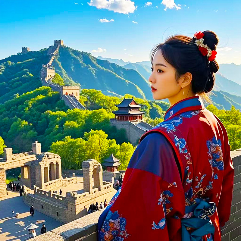 北京八达岭长城一日游颐和园圆明园上门接含门票0购物1日跟团游