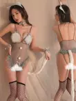 cosplay meo Pussycat đồng phục quyến rũ phù hợp với cosplay mèo thỏ cô gái cos trang phục nữ hầu trang phục dễ thương nguyên chất khao khát đồ ngủ hóa trang mèo đen đồ ngủ cosplay mèo 