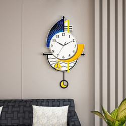 Clocks, Wall Clocks, New Creative Clocks for the Living Room, Home Clocks, Wall-Mounted Swinging Quartz Clocks, Silent Decorative Wall Clocks for the Bedroom