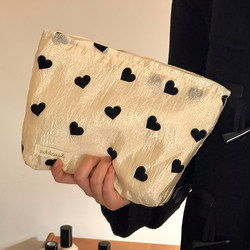 Cute Cosmetic Bag for Women, Portable Large Capacity 2026 New Style, High-End Skin Care Product Storage Bag, Travel Toiletry Bag