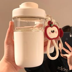 Simple Water Cup for Women, High Aesthetic Value, New Summer 2025 Model, Filter Glass Cup, Office Tea Brewing Separation Cup for Men