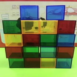 Wooden building blocks b teaching aids triangle cube cube round semicircle geometric building blocks are smooth and fine in workmanship