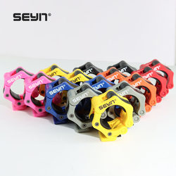 Seyn Barbell Snap Clip Competition-Grade Accessories 5cm Hole Diameter Clamp Quick 2 Barbell Bench Snap Clip Plastic Weightlifting