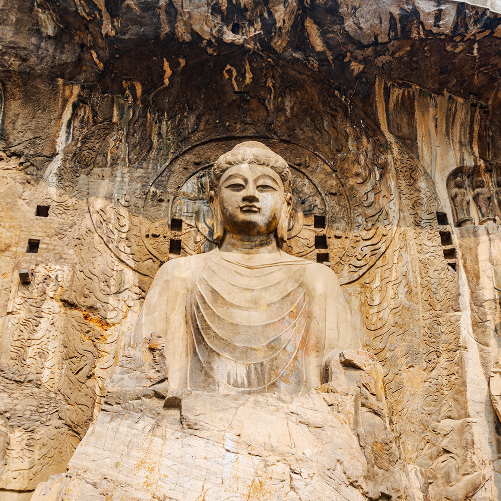河南郑州旅游到龙门石窟少林寺一日游纯玩含门票车费市区接