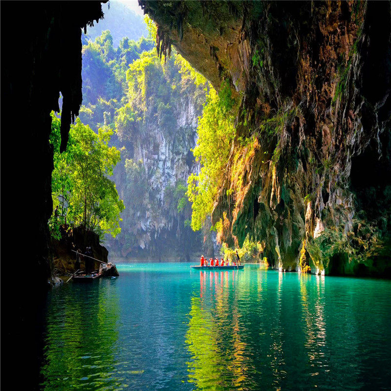 南宁-河池凤山三门海纯玩一日游/含往返车费+门票➕游船+导游