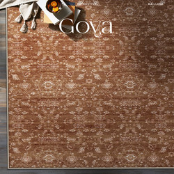 Goya Mid-Century American Style Living Room Carpet 2025 New Retro High-End Light Luxury Bedroom Bedside Decorative Rug