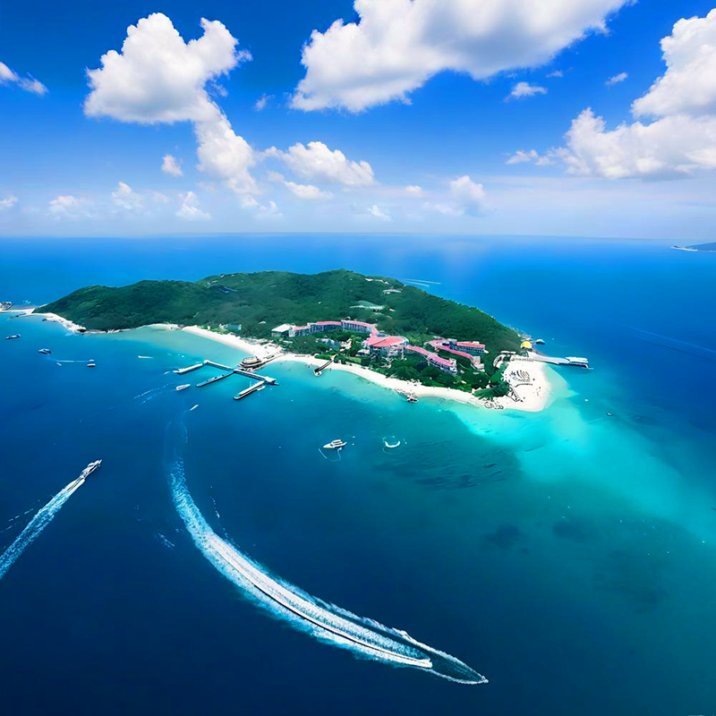 海南海口三亚一地5天4晚蜈支洲南山亚龙湾沙滩全陪班纯玩跟团游