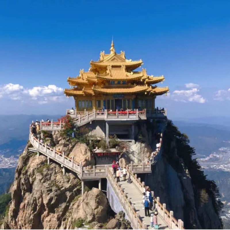 洛阳老君山一日游早中晚班车直达索道站洛阳老君山旅游跟团游纯玩