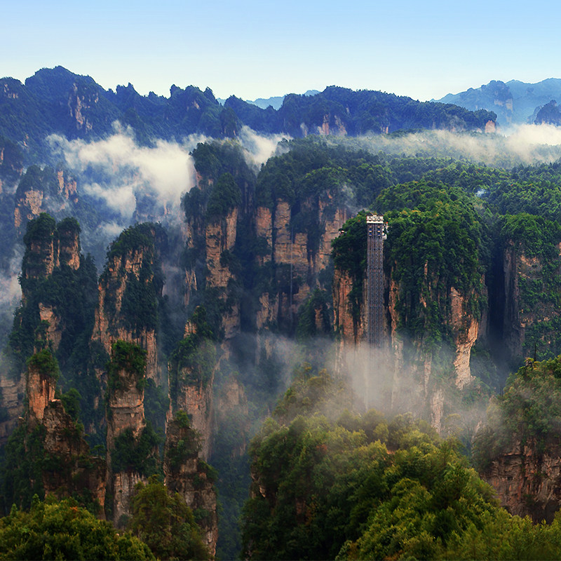 16人小团张家界一日游武陵源森林公园天门山大峡谷玻璃桥可单订票