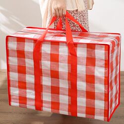Quick-Release Clothing and Quilt Storage Bag, Large Capacity Luggage Bag, Trendy Waterproof Woven Bag