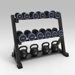 Dumbbell Rack Household Commercial Rack Men's and Women's Fitness Equipment Kettlebell Rack Dumbbell Storage Rack Holder