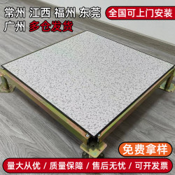 All-Steel Pvc Anti-Static Floor 600X600 Weak Motor Room Ceramic Anti-Static Elevated Air Network Movable Floor