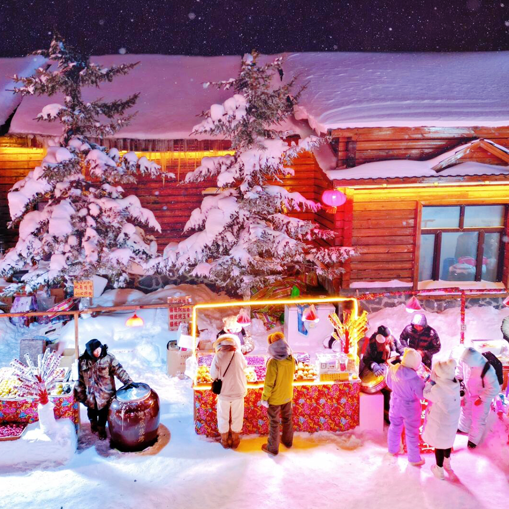 含机票8人纯玩小团 东北旅游哈尔滨雪乡亚布力5天4晚滑雪亲子跟团