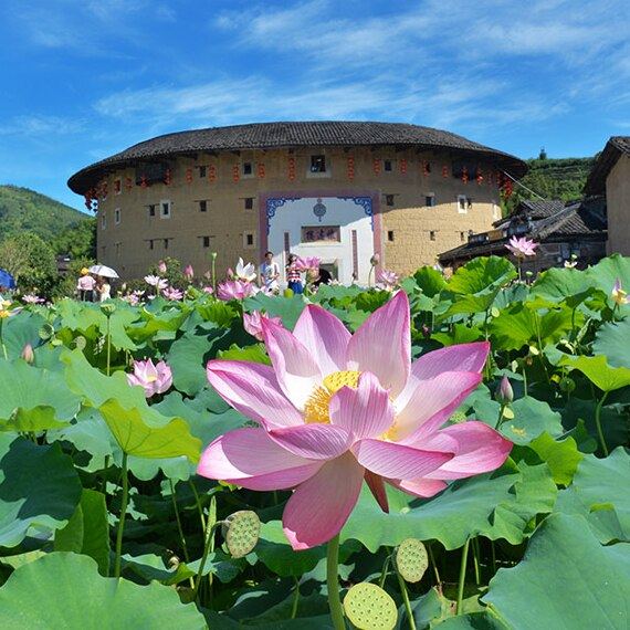 厦门漳州南靖土楼云水谣/云水谣古镇永定福建土楼王6人小团高餐标