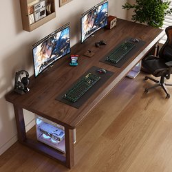 North American Black Walnut Solid Wood Leg Computer Desk Large Solid Wood Desk Office Desk Desktop Home Ash Wood Gaming Desk