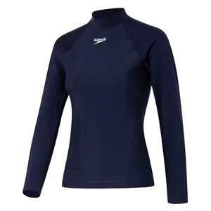 
Speedo/Speedo Eco environmental protection series solid color sun protection women's seaside surfing long-sleeved split swimming top