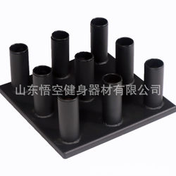 Barbell Rack for Gym and Home Use, Nine-Hole Barbell Rack, Olympic Bar Storage Rack, Vertical Rack, Nine-Hole Barbell Rack