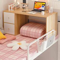 Small Bed Table for Dormitory Upper Bunk, Writing Desk for College Students, Study Desk for Lower Bunk, Laptop Desk